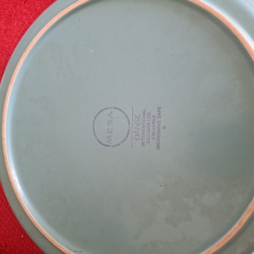Dansk Mesa Turquoise Japan Dinner plate - Picture 2 of 2